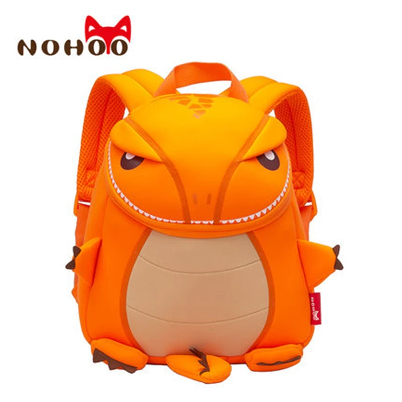 preço NOHOO Dragão 3D Animais Crianças Sacos de Escola Dos Desenhos Animados Crianças Mochila Da Escola Dos Miúdos Sacos de Bebê Mochila Escolar À Prova D Água