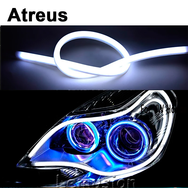 

Atreus 60CM Flexible LED Daytime Running Light DRL Lamp For Lexus Infiniti Cadillac Bmw e46 e39 e60 Renault Skoda Opel astra h