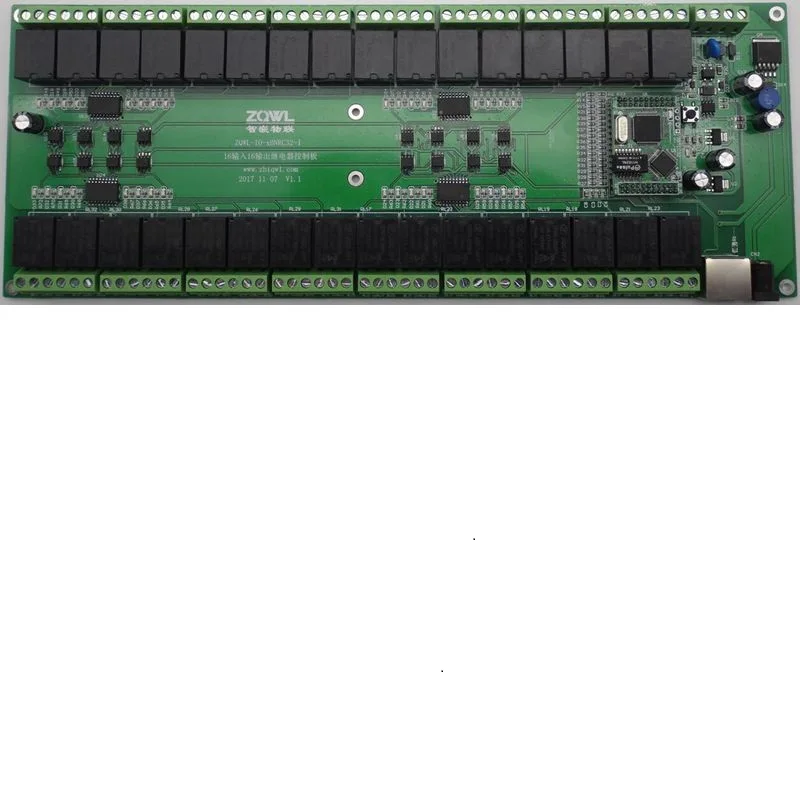 

32-way network relay control board/RS485/Modbus TCP/RTU/industrial/programmable