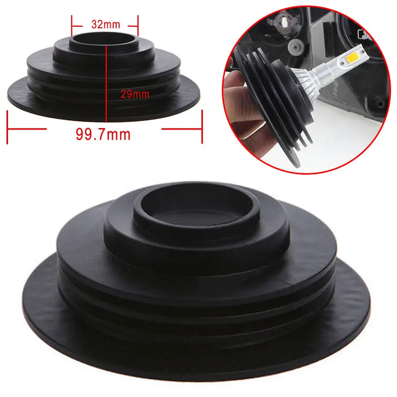 

1 Pc Car LED Headlight Dust Cover Sealing Cover Cap For H1 H3 H4 H7 H8 H9 H11 Car LED Headlamp Bulb Waterproof Dustproof
