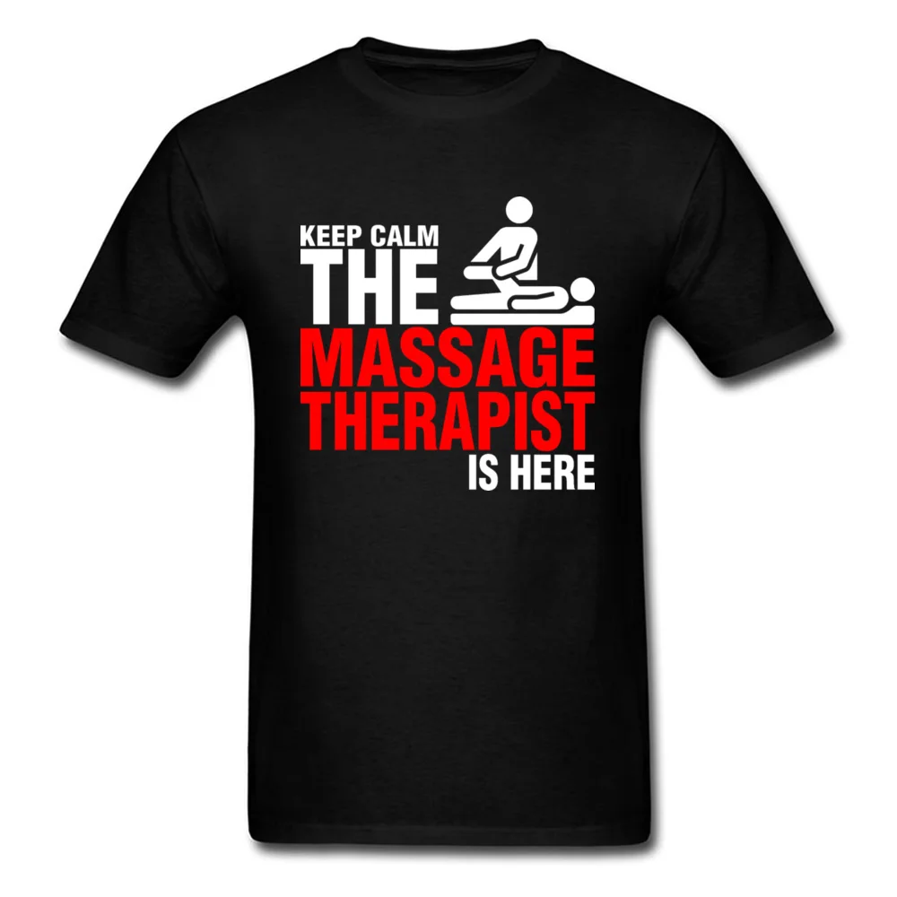 Keep Calm The Massage Therapist Is Here_black
