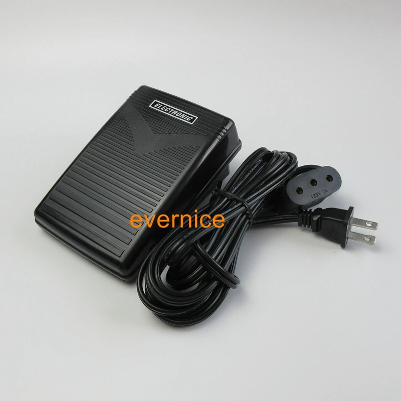 

FOOT CONTROL PEDAL w Cord for Singer 27, 66-6, 15-88, 15-90, 15-91, 15-96 201 110-120V MAX 1.4A
