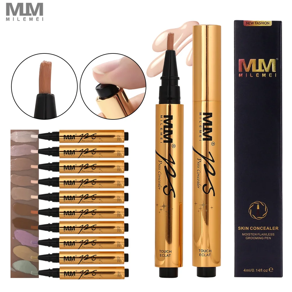 MILEMEI макияж покрытие лица консилер крем contour Pro Макияж жидкий Foudantion Maquillaje