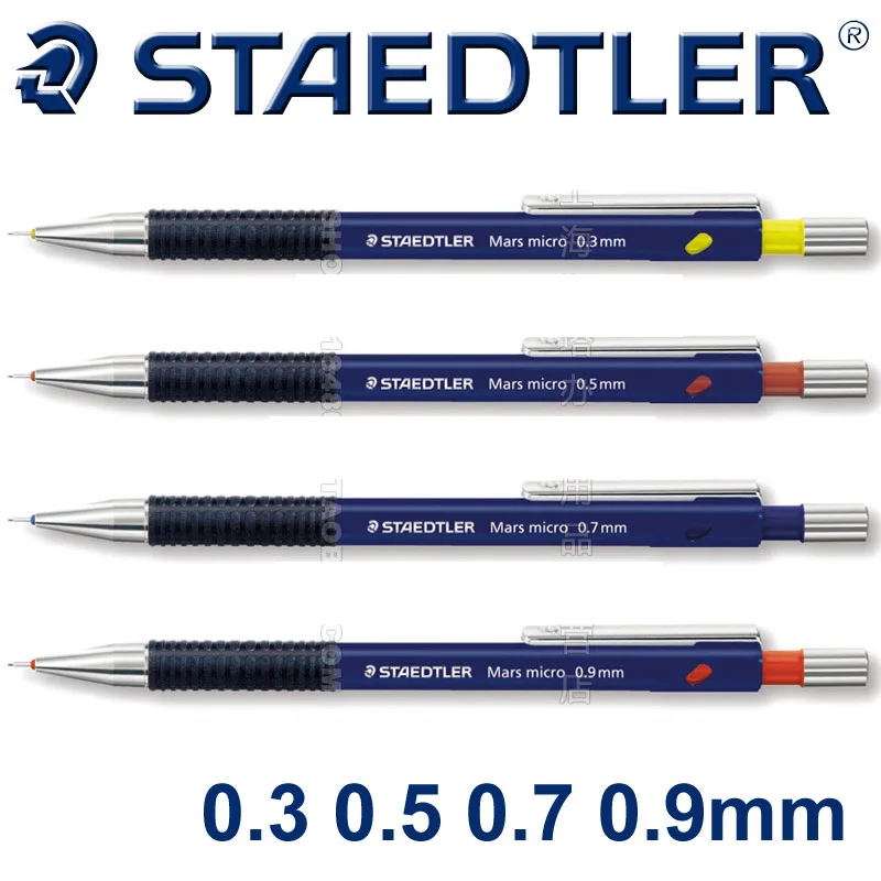 Staedtler Mars Micro 775 автоматический механический карандаш 0,3/0,5/0,7/0,9 мм сине-черный корпус Цвет для рисования, черчения, и записи