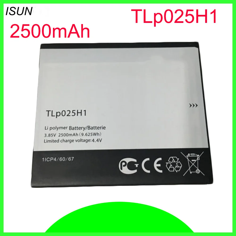 ISUNOO 10 шт./лот 2500 мАч TLP025H7 TLP025H1 батарея для Alcatel OneTouch POP 4 OT-5051X OT-5051D 5051X 5051D 5051J 5051M