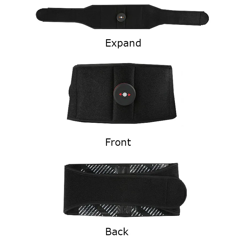 Vibration Abdominal Muscle Trainer Fitness Massager Waist Support EMS Stimulator Fat Burning Slimming Body Belt Gym Weight Loss