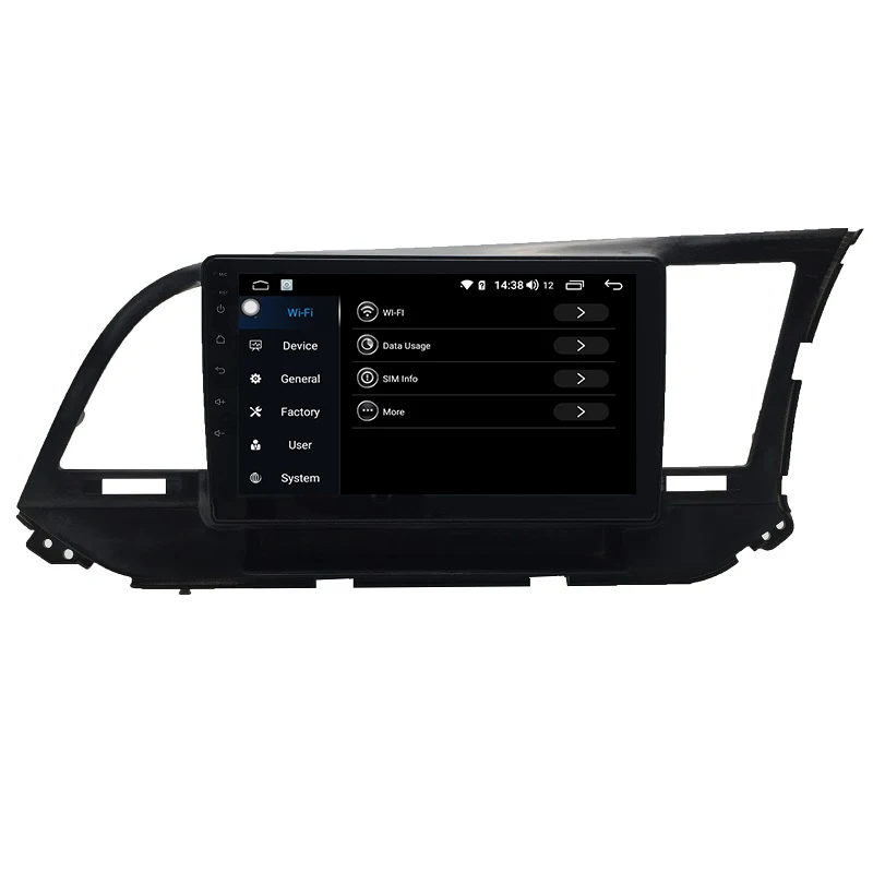 Clearance Car GPS Android 9.0 8-core 4/64G for 2016-2018 HYUNDAI ELANTRA Right Hand Drive with radio BT DSP support WIFI and 4G internet 4