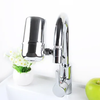 

Home Faucet Water Filter Domestic Use Kitchen Health Tap Water Purifier Silver