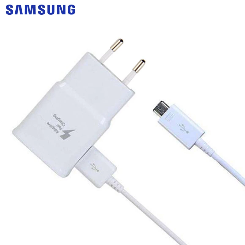 

SAMSUNG Original Fast Charger EP-TA20EWE for Samsung Galaxy J3 J5 J7 Note 4 5 A3 S4 5 A5 A7 2016 Quicker Charging Adapter Micro
