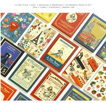 

Vintage Design Fairy Tale Theme Mini Planner Pack 115*155mm Undated Monthly Weekly Planner Free Shipping