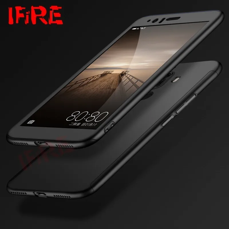 360 Degree Cases For Huawei Honor 8 P8 P9 Lite 2017 Shockproof Cover P10 Mate 10 Pro Case With Tempered Glass |
