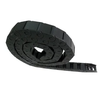 

1 Meter JFLO 10x15mm Semi Closed Non Opening Plastic Drag Chain Cable Drag Chain Wire Carrier With Joints For CNC Machine Tools