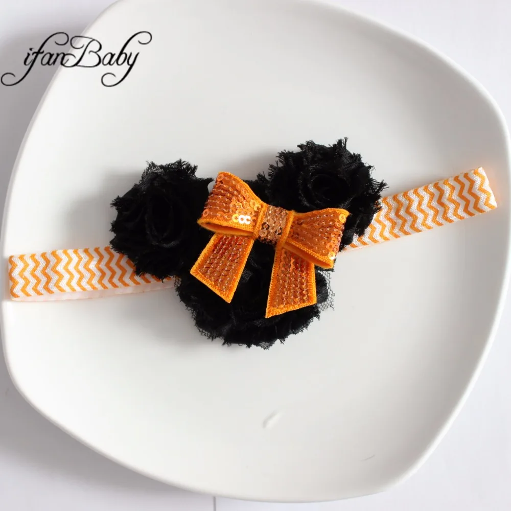 shabby flower headband 3