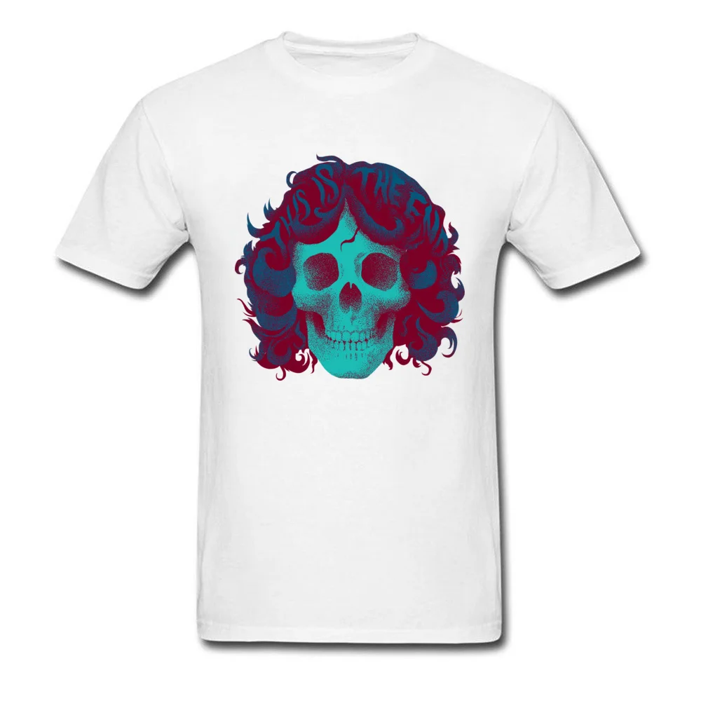 Jim Skull Tops & Tees Plain O-Neck Classic All Cotton Men Tshirts Customized Tops Shirts Top Quality Clothing Shirt For Men