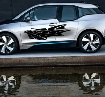 

Car Tribal Animal Wing Stripe 59'' Door Decals For I3 Vinyl Graphics Side Motor stickers ZC498