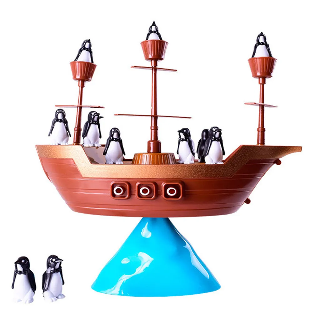 HIINST настольные игрушки Интерактивная забавная настольная игра балансирующая лодка Пиратская лодка вечерние игрушки - Цвет: S
