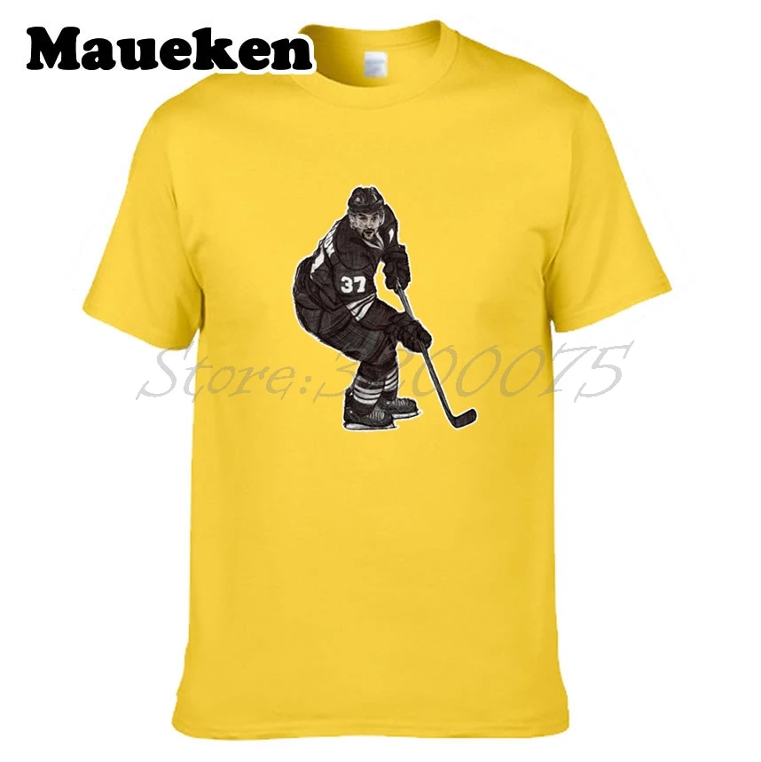 Boston 37 Patrice Bergeron Sketch Men T Shirt Clothes T
