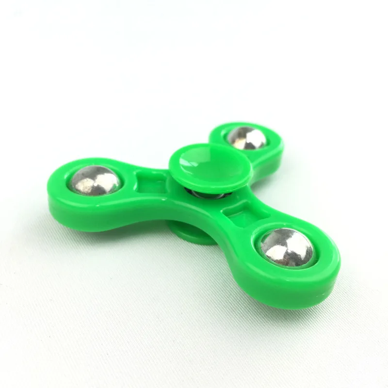 Стальной шар Tri-Spinner игрушка-Непоседа пластик для развития рук Спиннер для аутизма и СДВГ для избавления от стресса и тревожности фокус Игрушки Спиннер