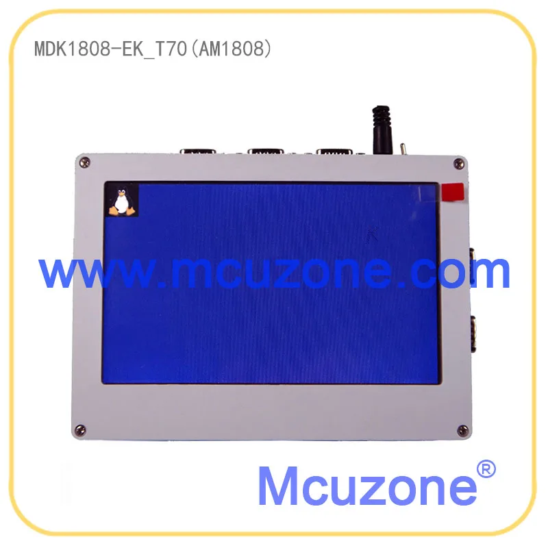 

AM1808, MDK1808-EK-T70 development KIT, 456MHz CPU, 128MB DDR2, LCD, Ethernet, USB OTG, 7" 800*480 TFT LCD with Touch