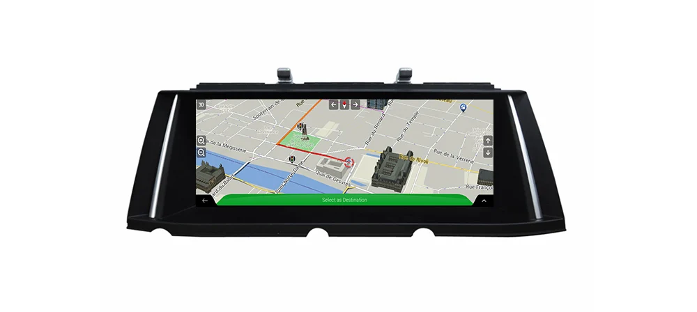 Discount 10.25" HD Screen Stereo Android 7.0 up Car GPS Navi Map For BMW 7 Series F01 F02 2013~2015 NBT Original Style Multimedia Player 25