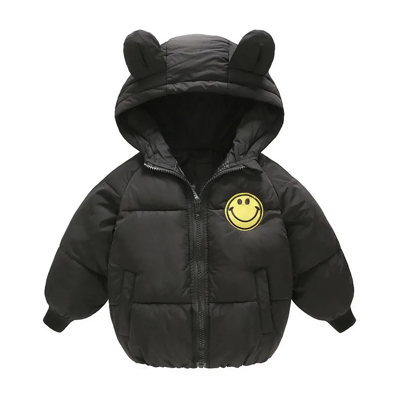 CROAL CHERIE Cute Smile Kids Winter Jacket For Girls Boys Cotton Baby Clothing Snowsuit Winter Parkas Children Coat 80-130cm (8)