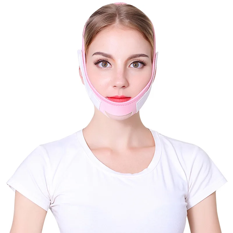 

V face artifact shape cosmetic elastic thin face postoperative recovery sets bandage thin face artifact mask face-lift
