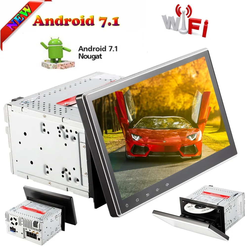 

GPS Navigation support Split Screen WiFi OBD2 Screen Mirroring BT Car Logo EinCar Double 2 Din Car Radio Stereo Audio 10.1 Inch