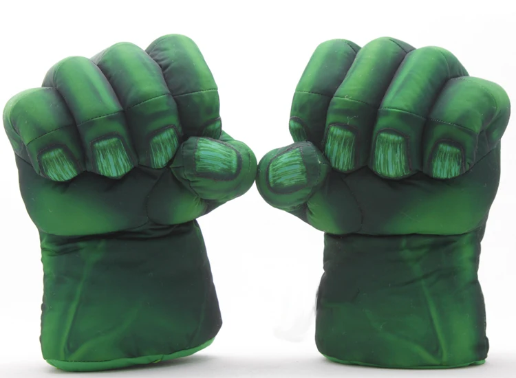 Plush The Incredible Hulk Gloves 11 Superhero font b Figure b font Hulk font b Toys