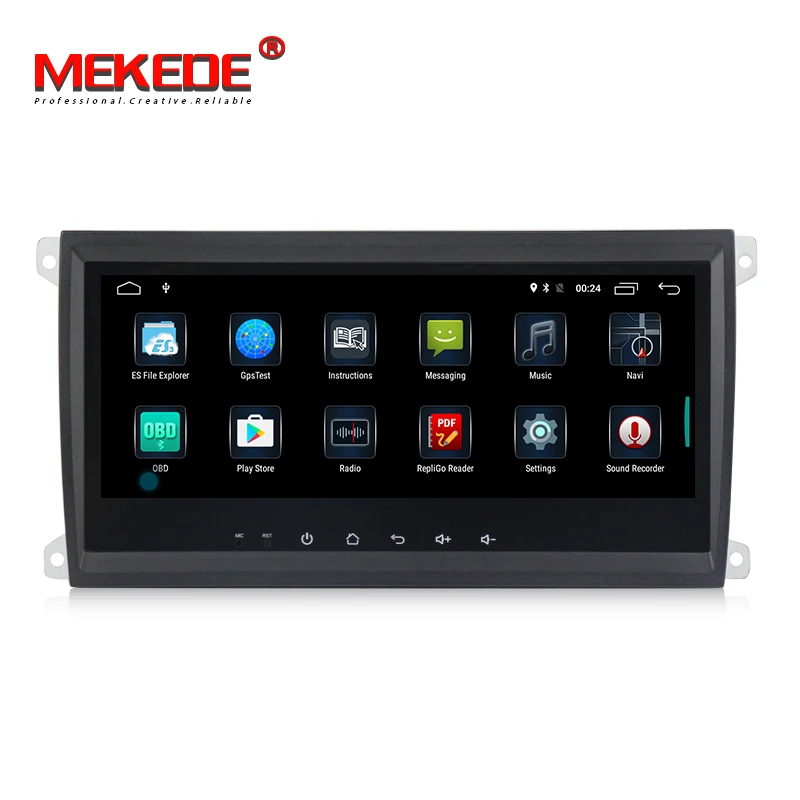 Discount MEKEDE 2GB RAM Android Car DVD For Porsche Cayenne 2003-2010 Car GPS Navigation Radio Stereo Head Unit Autoradio Quad Core 2