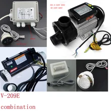 Ванна набор всех деталей с v-209e контроллером DH1.0 220 в водяной насос подводный светильник H20-R1 нагреватель и озон