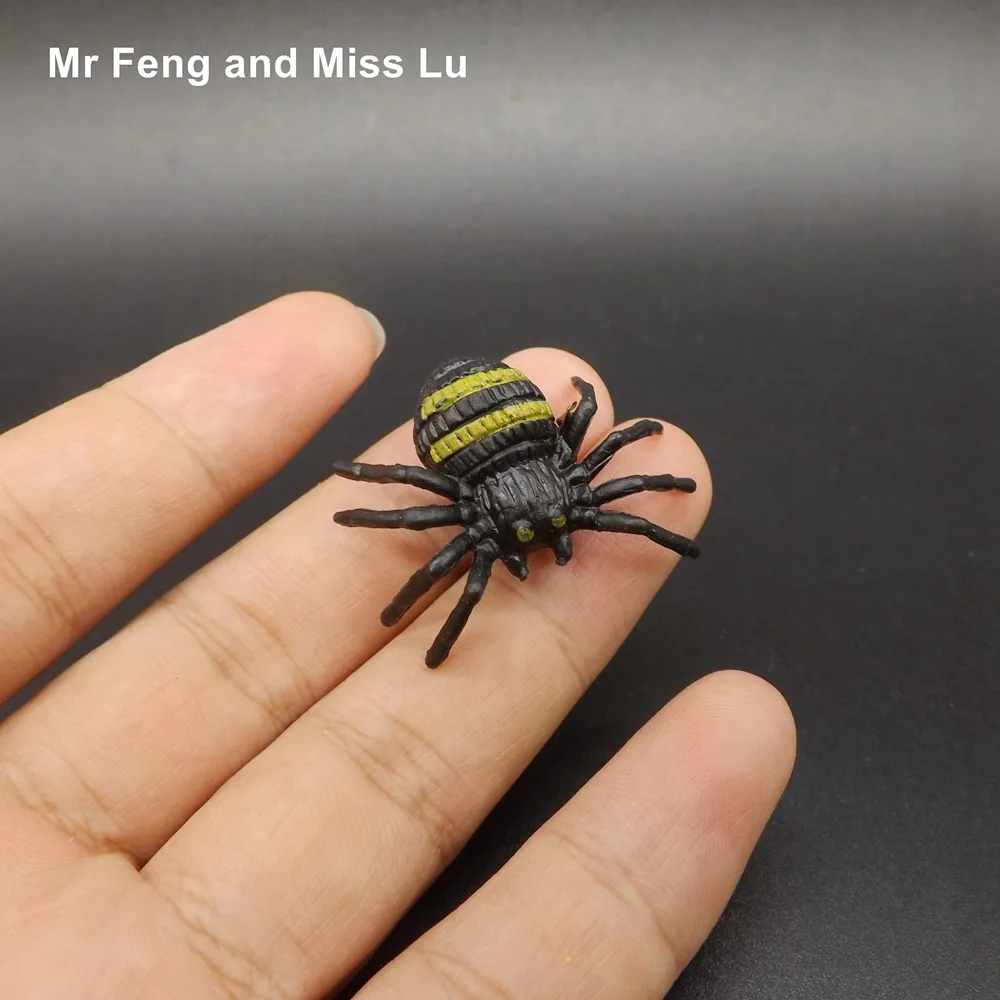 

Simulation Toy Halloween Plastic Spider Gift Joking Toys Gag Prank Game Kid