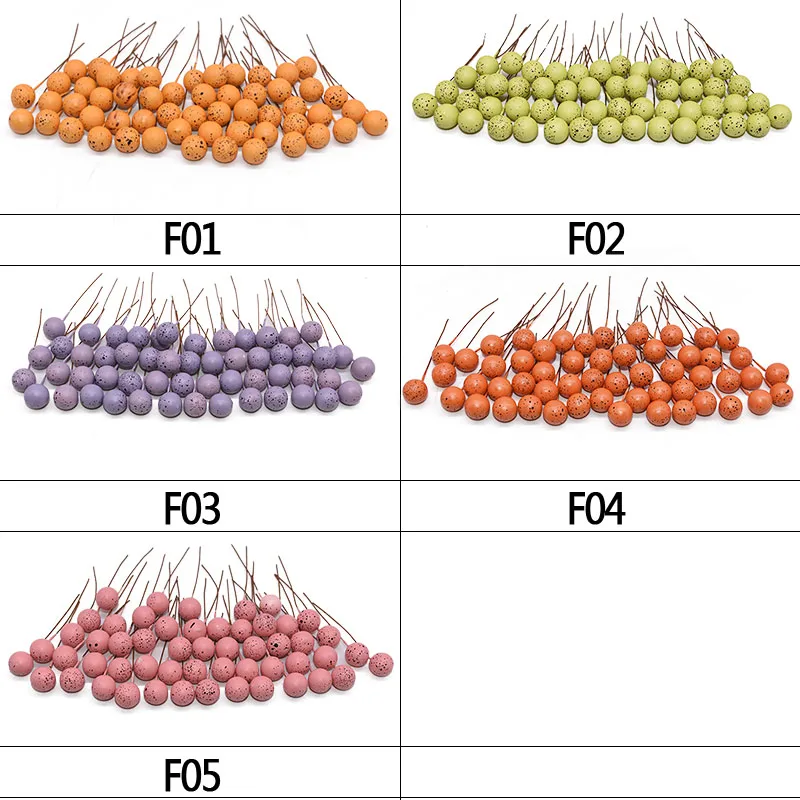 28 цветов Мини ручной работы искусственный цветок, ягоды пластиковая жемчужная тычинка сахар поддельные фрукты вишня для свадьбы Chrastimas Рождественский Декор