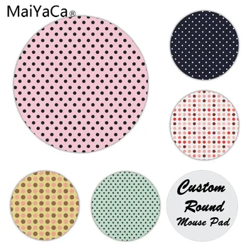 

MaiYaCa Top Quality Cute Dots Colorful Anti-Slip Durable Silicone Computermats Size for 20x20cm 22x22cm Rubber Mousemats