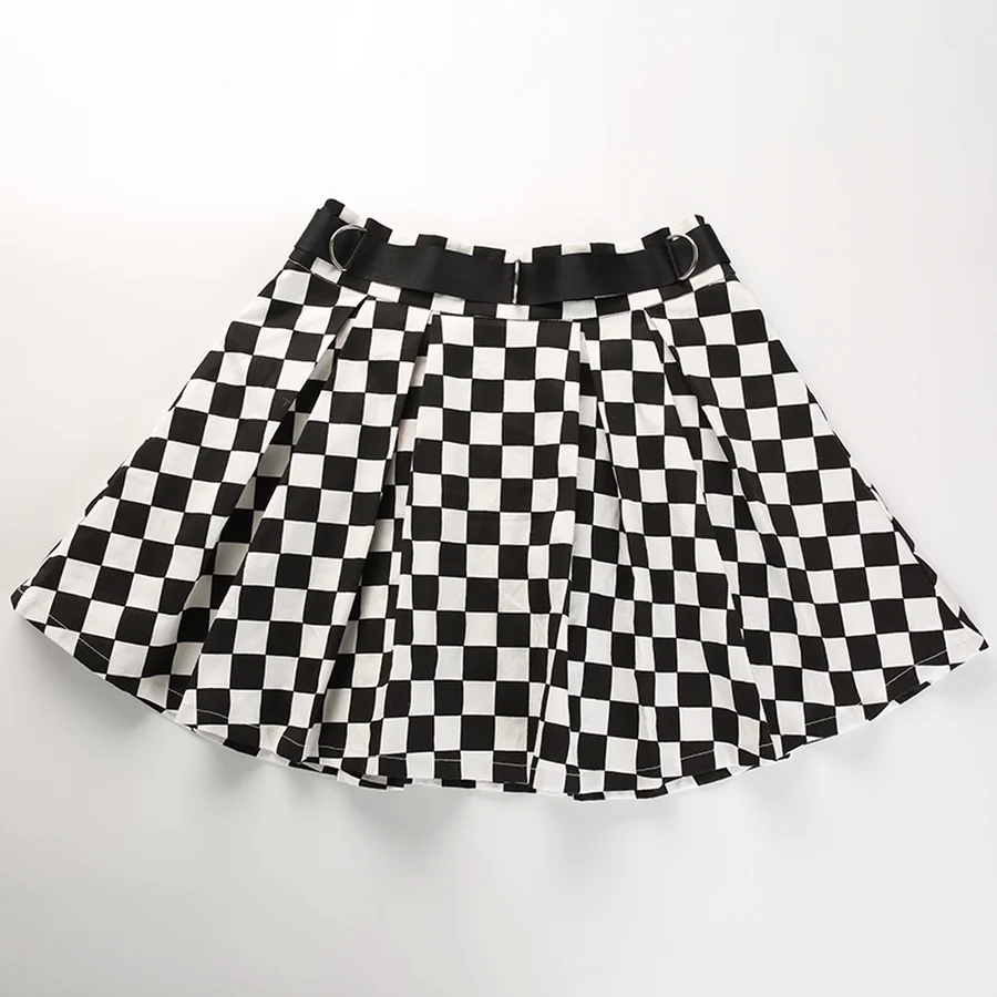 DICLOUD 2019 Pleated Checkerboard Skirts Womens Harajuku High Waisted Skirt Casual Dancing Korean Sweat Short Summer Mini Skirts DICLOUD 2019 Pleated Checkerboard Skirts Womens Harajuku High Waisted Skirt Casual Dancing Korean Sweat Short Summer Mini Skirts