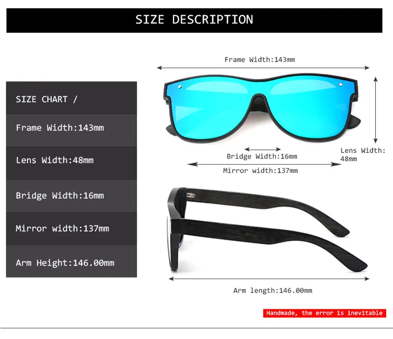 Smith Sunglasses Size Chart