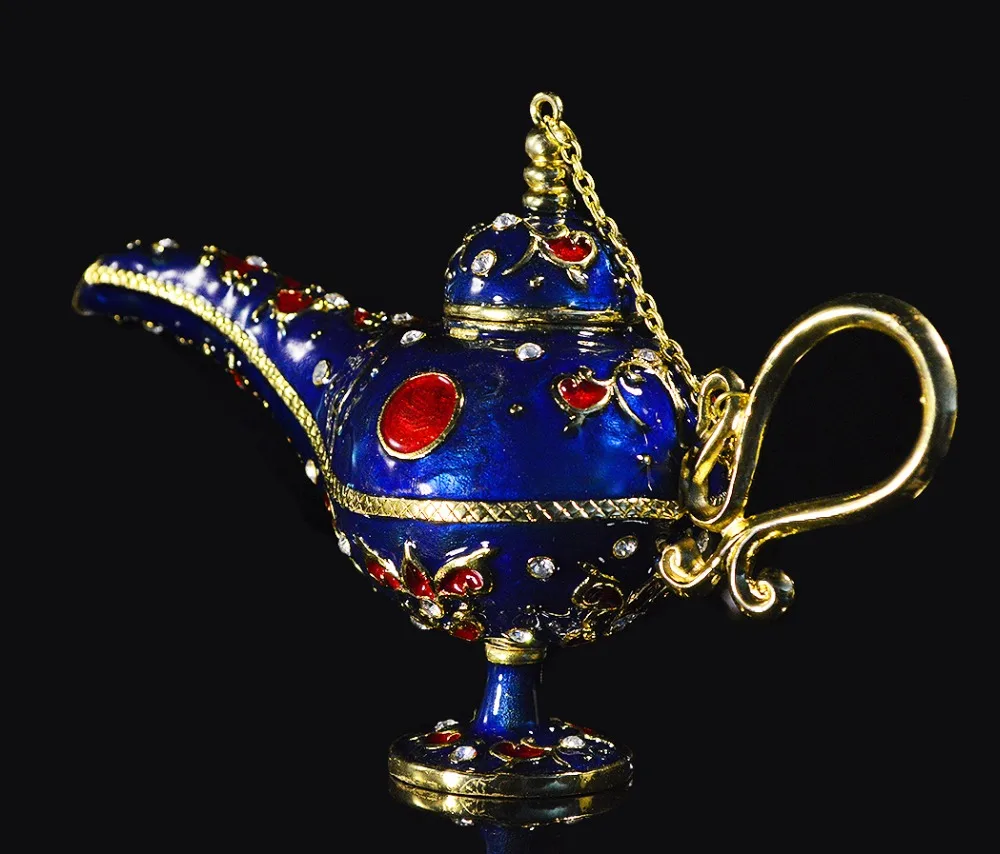 

QIFU New arrive Blue Aladin lamp art and craft