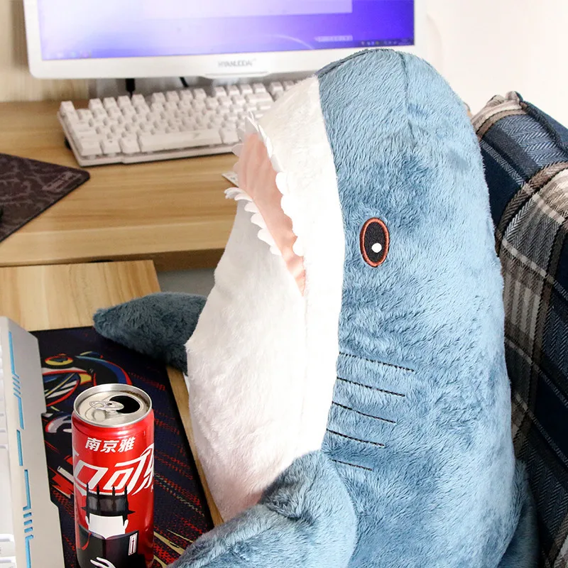 Soft Plush Shark Toy Pillow for Kids Birthday Gifts