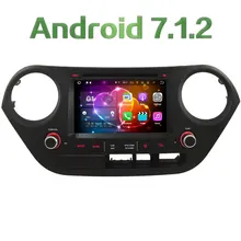 7” Quad Core Android 7.1 HD 2GB RAM 4G DAB+ WiFi Multimedia Car DVD Player Radio Stereo GPS Navi For Hyundai I10 LHD 2014-2017