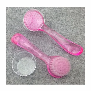 YZWLE 1pcs Nails Plastic Handle Brush Nail Art Cleaning Brush Clean Pedicure Tool (NR-WS45)