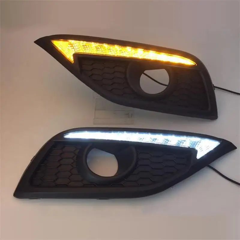 Автомобильный светодиодный светильник дневный ходовой DRL для CRV 2012 2014 CR V 3 цвета