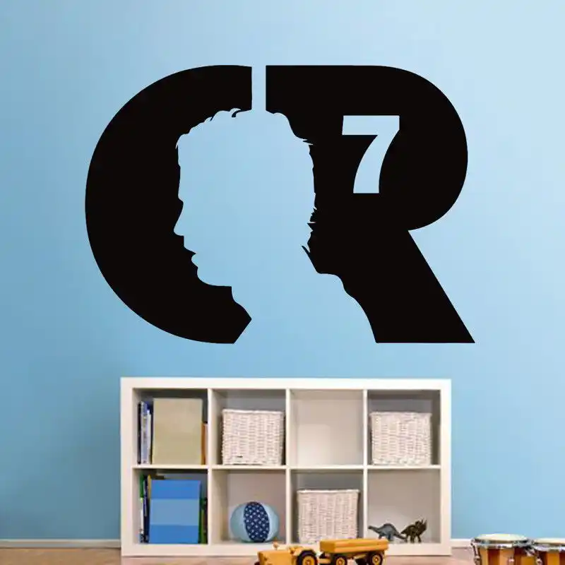 Football Wall Decal Cristiano Ronaldo Soccer Player Football Wall Decal Cristiano Ronaldo Soccer Player