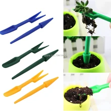 2pcs Garden Plastic Seeds Widger Seedlings Dibber Transplanting Planting Tools -B119