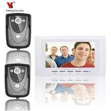 Yobang Security freeship 7″Inch Video Door Phone Doorbell Home Security intercom Color TFT LCD HD Decor Wired Door Night Vision