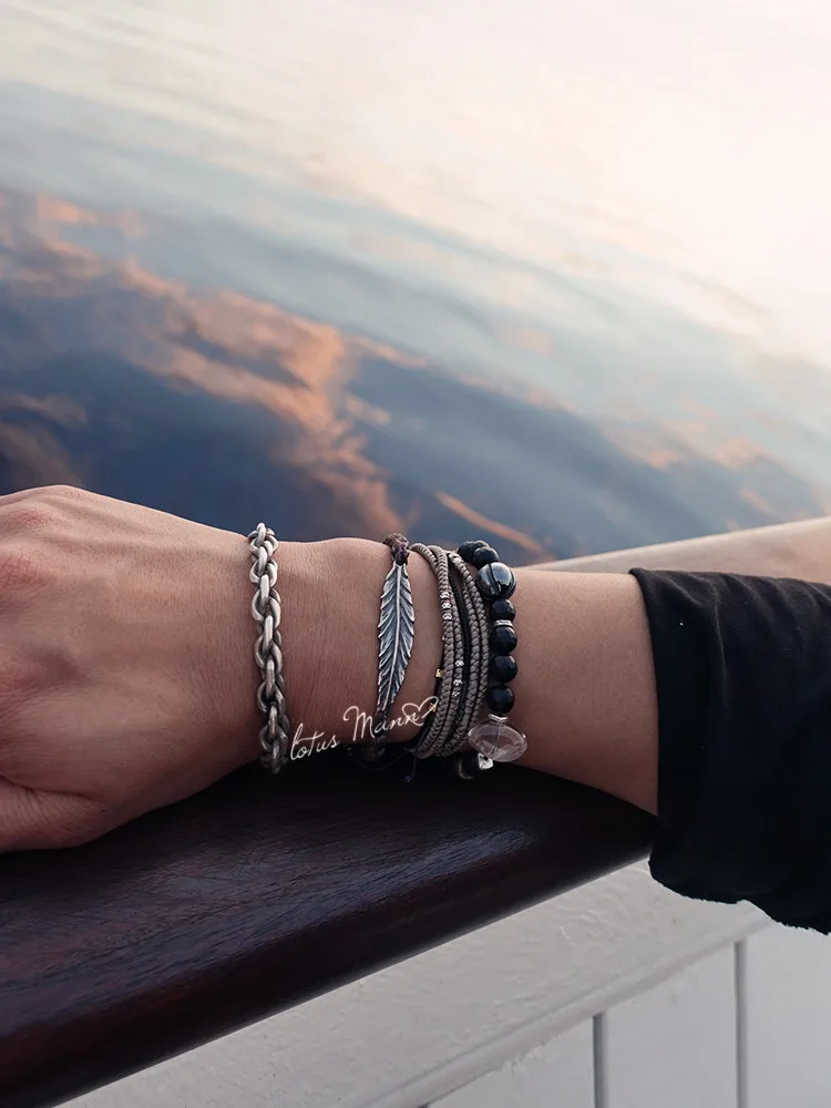 Браслет из серебра с кварцем Lotus Mann ONXY|sterling silver bracelet|silver braceletsilver sterling bracelet |