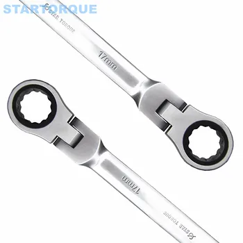 

STARTORQUE 6-32mm Chrome vanadium steel Dual-use ratchet wrench Fast opening Rotatable head
