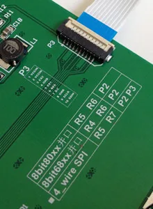 4,7 дюймов Большой размер SPI зеленый PM OLED модуль SSD1322 Привод IC 256*128 8 бит параллельный интерфейс 3,3 В