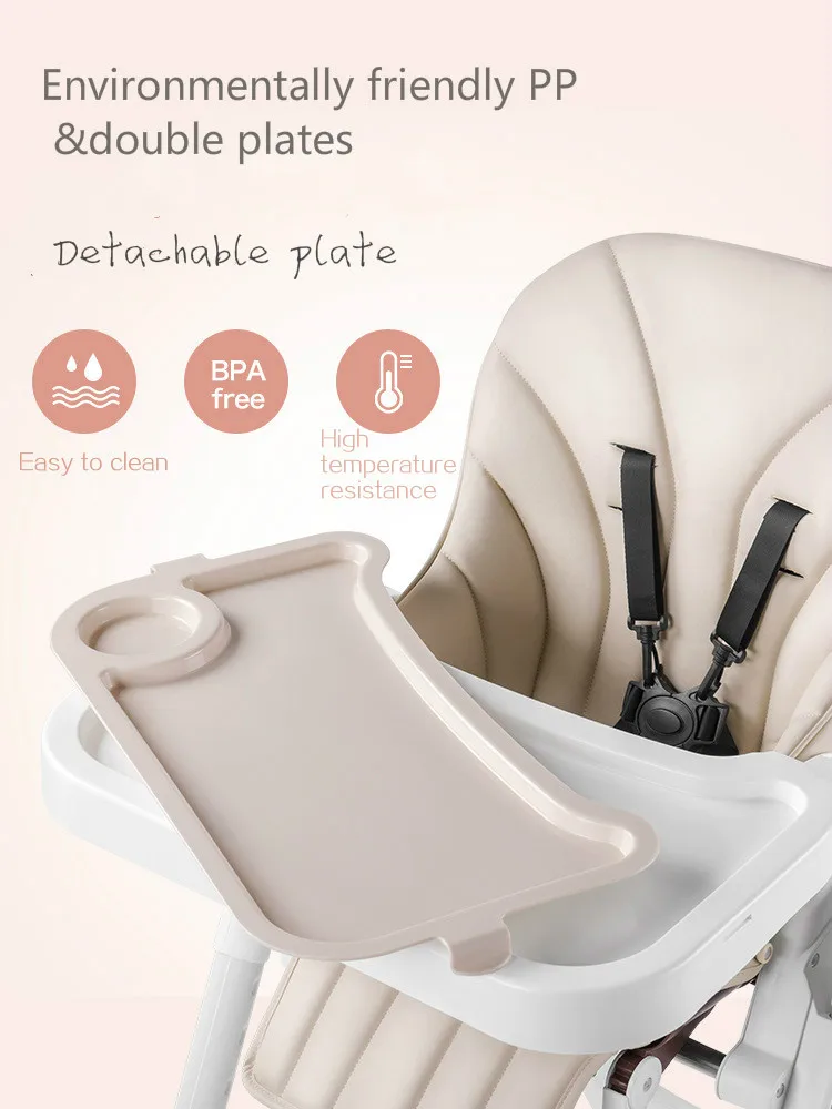 الراقية الأطفال متعددة الوظائف المحمولة للطي الطفل الأكل مقعد BB طاولة طعام كرسي كرسي طعام للأطفال