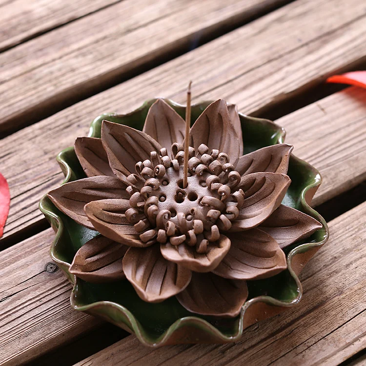 Original handmade Incense Burner Jingdezhen clay Incense Holder incense