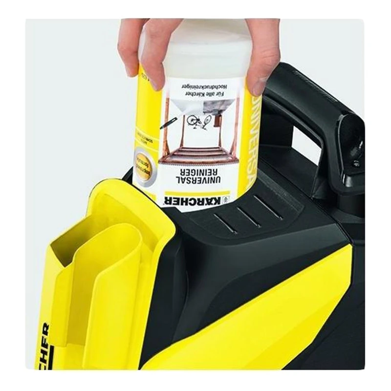 Мойка высокого давления KARCHER K 4 Full Control (Мощность 1800 Вт, шланга высокого давления 6м, производительность 420л/ч, макс. давление 130бар, LED индикация давления, Водяное охлаждение двигателя)