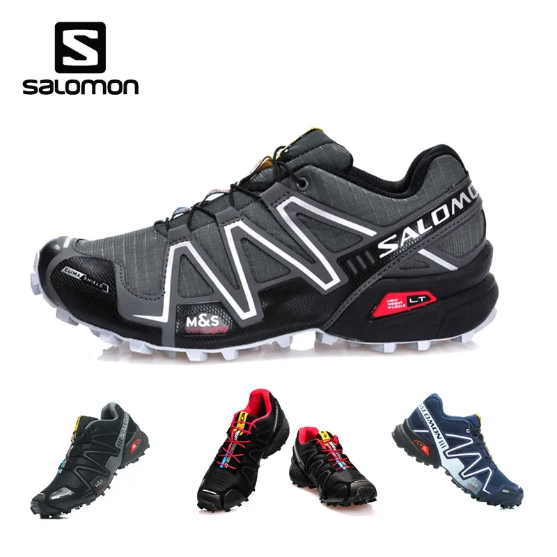 

Salomon Speed Cross 3 CS Grey Sport Shoes 2019 Breathable Sneakers zapatillas Hombre Deportivas Male Running Speedcross Shoes